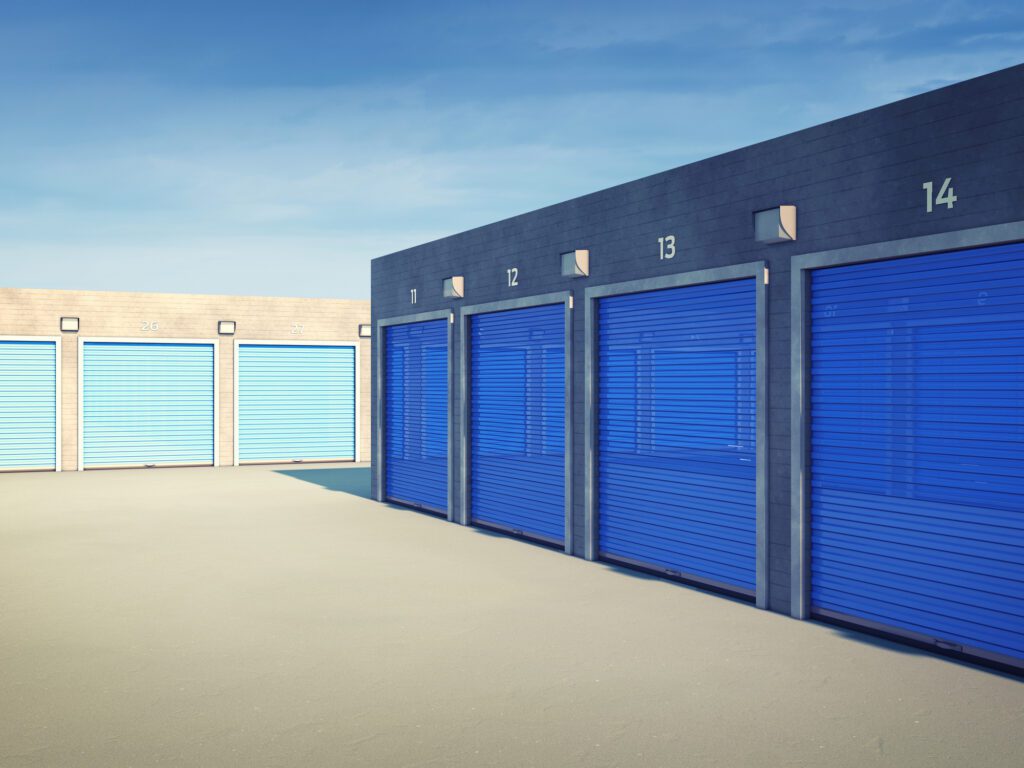 Outdoor self-storage facility